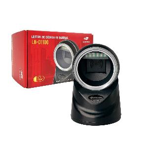 LEITOR DE CODIGO DE BARRAS C3TECH FIXO USB 1D E 2D LB-D1100BK